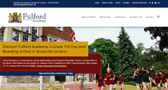 Desktop Screenshot of fulfordacademy.com